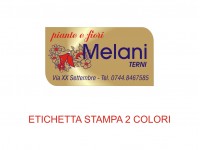 Etichette adesive per fioristi, fiorai e vivaisti (mm 37x20)  (cod.57G)
